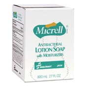 8520015220829, SKILCRAFT, GOJO Antibacterial Lotion Soap, Floral, 800 mL Refill, 12/Carton Item: NSN5220829