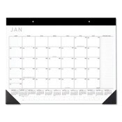 AT-A-GLANCE® Contemporary Monthly Desk Pad, 22 x 17, White Sheets, Black Binding/Corners,12-Month (Jan to Dec): 2025 Item: AAGSK24X00