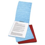 ACCO PRESSTEX Report Cover with Tyvek Reinforced Hinge, Top Bound, Two-Piece Prong Fastener, 2" Capacity, 8.5 x 11, Red/Red Item: ACC17028