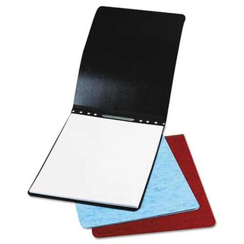 ACCO PRESSTEX Report Cover with Tyvek Reinforced Hinge, Top Bound, Two-Piece Prong Fastener, 2" Capacity, 11 x 14, Red/Red Item: ACC19028