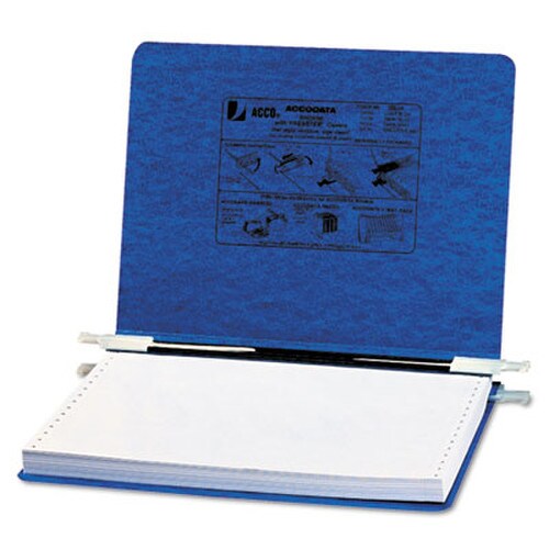 ACCO PRESSTEX Covers with Storage Hooks, 2 Posts, 6" Capacity, 12 x 8.5, Dark Blue Item: ACC54133