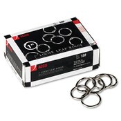 ACCO Metal Book Rings, 1" Diameter, 100/Box Item: ACC72202
