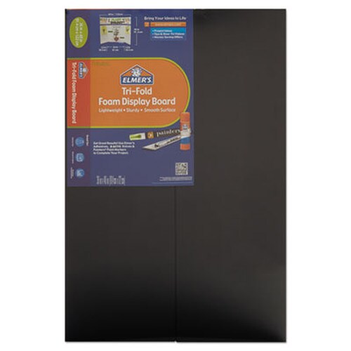 Fome-Cor® Pro Premium Foam Display Board, CFC-Free Polystyrene, 24 x 36, Black Surface and Core, 12/Carton Item: ACJ07021109