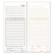 Acroprint® Time Clock Cards for Acroprint ATR480, Two Sides, 7.5 x 3.35, 50/Pack Item: ACP099115000