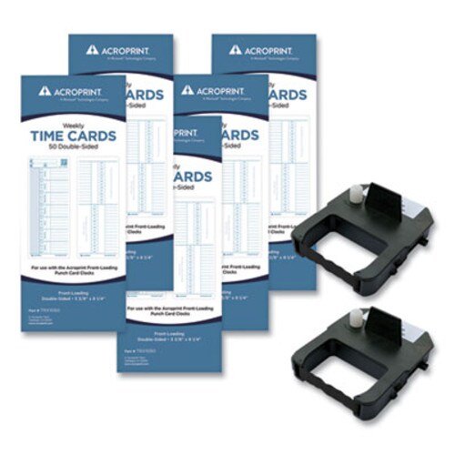 Acroprint® EXP250 Accessory Bundle, Weekly, Two Sides, 3.38 x 8.25 Item: ACPEXP250