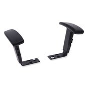 Alera® Optional Height-Adjustable T-Arms for Alera Essentia and Interval Series Chairs, Black, 2/Set Item: ALEIN49AKA10B