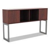 Alera® Alera Open Office Desk Series Hutch, 59w x 15d x 36.38h, Medium Cherry Item: ALELSHH60MC