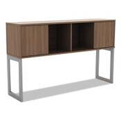 Alera® Alera Open Office Desk Series Hutch, 59w x 15d x 36.38h, Modern Walnut Item: ALELSHH60WA