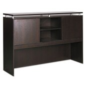 Alera® Alera Sedina Series Hutch with Sliding Doors, 72w x 15d x 42.5h, Espresso Item: ALESE267215ES
