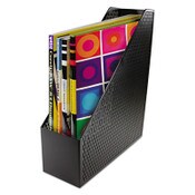 Artistic® Urban Collection Punched Metal Magazine File, 3.5 x 10 x 11.5, Black Item: AOPART20004