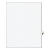 Avery® Preprinted Legal Exhibit Side Tab Index Dividers, Avery Style, 10-Tab, 68, 11 x 8.5, White, 25/Pack, (1068) Item: AVE01068