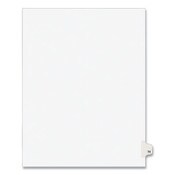 Avery® Preprinted Legal Exhibit Side Tab Index Dividers, Avery Style, 10-Tab, 74, 11 x 8.5, White, 25/Pack, (1074) Item: AVE01074