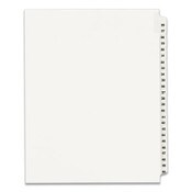 Avery® Preprinted Legal Exhibit Side Tab Index Dividers, Avery Style, 25-Tab, 26 to 50, 11 x 8.5, White, 1 Set, (1331) Item: AVE01331