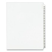 Avery® Preprinted Legal Exhibit Side Tab Index Dividers, Avery Style, 25-Tab, 126 to 150, 11 x 8.5, White, 1 Set, (1335) Item: AVE01335