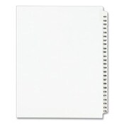 Avery® Preprinted Legal Exhibit Side Tab Index Dividers, Avery Style, 25-Tab, 151 to 175, 11 x 8.5, White, 1 Set, (1336) Item: AVE01336