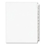 Avery® Preprinted Legal Exhibit Side Tab Index Dividers, Avery Style, 25-Tab, 176 to 200, 11 x 8.5, White, 1 Set, (1337) Item: AVE01337