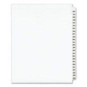 Avery® Preprinted Legal Exhibit Side Tab Index Dividers, Avery Style, 25-Tab, 226 to 250, 11 x 8.5, White, 1 Set, (1339) Item: AVE01339