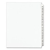 Avery® Preprinted Legal Exhibit Side Tab Index Dividers, Avery Style, 25-Tab, 301 to 325, 11 x 8.5, White, 1 Set, (1342) Item: AVE01342