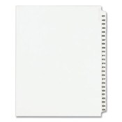 Avery® Preprinted Legal Exhibit Side Tab Index Dividers, Avery Style, 25-Tab, 401 to 425, 11 x 8.5, White, 1 Set, (1346) Item: AVE01346