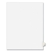 Avery® Preprinted Legal Exhibit Side Tab Index Dividers, Avery Style, 26-Tab, Y, 11 x 8.5, White, 25/Pack, (1425) Item: AVE01425
