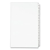 Avery® Preprinted Legal Exhibit Side Tab Index Dividers, Avery Style, 25-Tab, 26 to 50, 14 x 8.5, White, 1 Set, (1431) Item: AVE01431