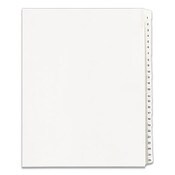 Avery® Preprinted Legal Exhibit Side Tab Index Dividers, Allstate Style, 25-Tab, 1 to 25, 11 x 8.5, White, 1 Set, (1701) Item: AVE01701