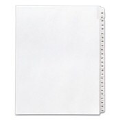 Avery® Preprinted Legal Exhibit Side Tab Index Dividers, Allstate Style, 25-Tab, 26 to 50, 11 x 8.5, White, 1 Set, (1702) Item: AVE01702
