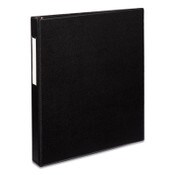 Avery® Durable Non-View Binder with DuraHinge and EZD Rings, 3 Rings, 1" Capacity, 11 x 8.5, Black, (8302) Item: AVE08302