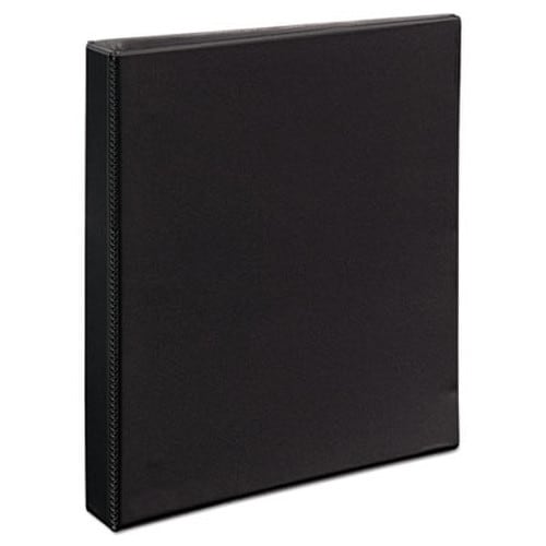 Avery® Durable View Binder with DuraHinge and EZD Rings, 3 Rings, 1" Capacity, 11 x 8.5, Black, (9300) Item: AVE09300