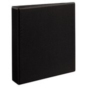 Avery® Durable View Binder with DuraHinge and EZD Rings, 3 Rings, 1.5" Capacity, 11 x 8.5, Black, (9400) Item: AVE09400
