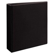 Avery® Durable View Binder with DuraHinge and EZD Rings, 3 Rings, 2" Capacity, 11 x 8.5, Black, (9500) Item: AVE09500