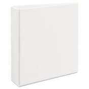Avery® Durable View Binder with DuraHinge and EZD Rings, 3 Rings, 2" Capacity, 11 x 8.5, White, (9501) Item: AVE09501