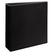 Avery® Durable View Binder with DuraHinge and EZD Rings, 3 Rings, 3" Capacity, 11 x 8.5, Black, (9700) Item: AVE09700