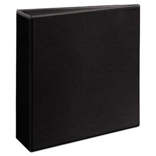 Avery® Durable View Binder with DuraHinge and EZD Rings, 3 Rings, 3" Capacity, 11 x 8.5, Black, (9700) Item: AVE09700