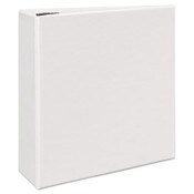 Avery® Durable View Binder with DuraHinge and EZD Rings, 3 Rings, 4" Capacity, 11 x 8.5, White, (9801) Item: AVE09801