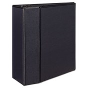 Avery® Durable View Binder with DuraHinge and EZD Rings, 3 Rings, 5" Capacity, 11 x 8.5, Black, (9900) Item: AVE09900