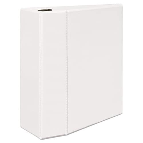 Avery® Durable View Binder with DuraHinge and EZD Rings, 3 Rings, 5" Capacity, 11 x 8.5, White, (9901) Item: AVE09901