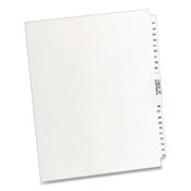 Avery® Preprinted Legal Exhibit Side Tab Index Dividers, Avery Style, 26-Tab, 51 to 75, 11 x 8.5, White, 1 Set Item: AVE11396