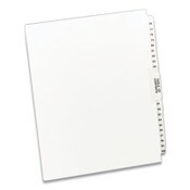 Avery® Preprinted Legal Exhibit Side Tab Index Dividers, Avery Style, 26-Tab, 76 to 100, 11 x 8.5, White, 1 Set Item: AVE11397