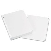 Avery® Write and Erase Plain-Tab Paper Dividers, 8-Tab, 11 x 8.5, White, 24 Sets Item: AVE11507