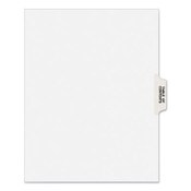 Avery® Preprinted Legal Exhibit Side Tab Index Dividers, Avery Style, 25-Tab, Table Of Contents, 11 x 8.5, White, 25/Pack Item: AVE11910