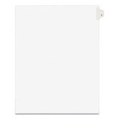 Avery® Preprinted Legal Exhibit Side Tab Index Dividers, Avery Style, 10-Tab, 1, 11 x 8.5, White, 25/Pack Item: AVE11911