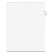 Avery® Preprinted Legal Exhibit Side Tab Index Dividers, Avery Style, 10-Tab, 5, 11 x 8.5, White, 25/Pack Item: AVE11915
