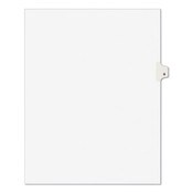 Avery® Preprinted Legal Exhibit Side Tab Index Dividers, Avery Style, 10-Tab, 9, 11 x 8.5, White, 25/Pack Item: AVE11919