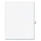 Avery® Preprinted Legal Exhibit Side Tab Index Dividers, Avery Style, 10-Tab, 14, 11 x 8.5, White, 25/Pack Item: AVE11924