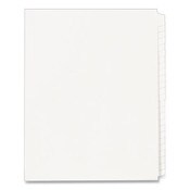 Avery® Blank Tab Legal Exhibit Index Divider Set, 25-Tab, 11 x 8.5, White, 1 Set Item: AVE11959