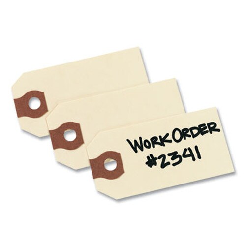 Avery® Unstrung Shipping Tags, 11.5 pt Stock, 2.75 x 1.38, Manila, 1,000/Box Item: AVE12301