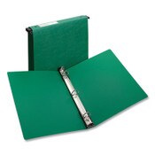 Avery® Hanging Storage Flexible Non-View Binder with Round Rings, 3 Rings, 1" Capacity, 11 x 8.5, Green Item: AVE14802