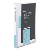 Avery® Legal Durable View Binder with Round Rings, 3 Rings, 1" Capacity, 14 x 8.5, White Item: AVE16500