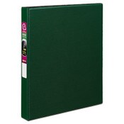 Avery® Durable Non-View Binder with DuraHinge and Slant Rings, 3 Rings, 1" Capacity, 11 x 8.5, Green Item: AVE27253